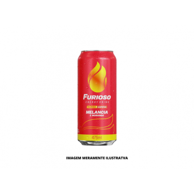 ENERGETICO - FURIOSO - 473ML MELANCIA COM MORANGO LATAO